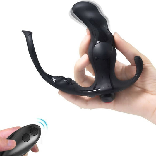 Armony Knight Vibrator Anal Prostate & Ring Remote Control Black | Niks.fi verkkokauppa