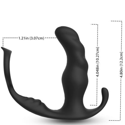 Armony Knight Vibrator Anal Prostate & Ring Remote Control Black | Niks.fi verkkokauppa