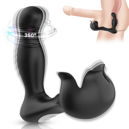Armony Surround Vibrator Anal & Stimulator Testiculos Remote Control Black | Niks.fi verkkokauppa