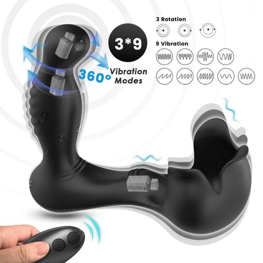 Armony Surround Vibrator Anal & Stimulator Testiculos Remote Control Black | Niks.fi verkkokauppa