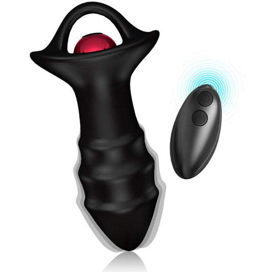 Armony Kylin Finger Vibrator & Anal Plug Remote Control Black | Niks.fi verkkokauppa