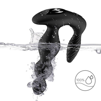 Armony Manfun Vibrator & Stimulator Anal Plug Remote Control Black | Niks.fi verkkokauppa