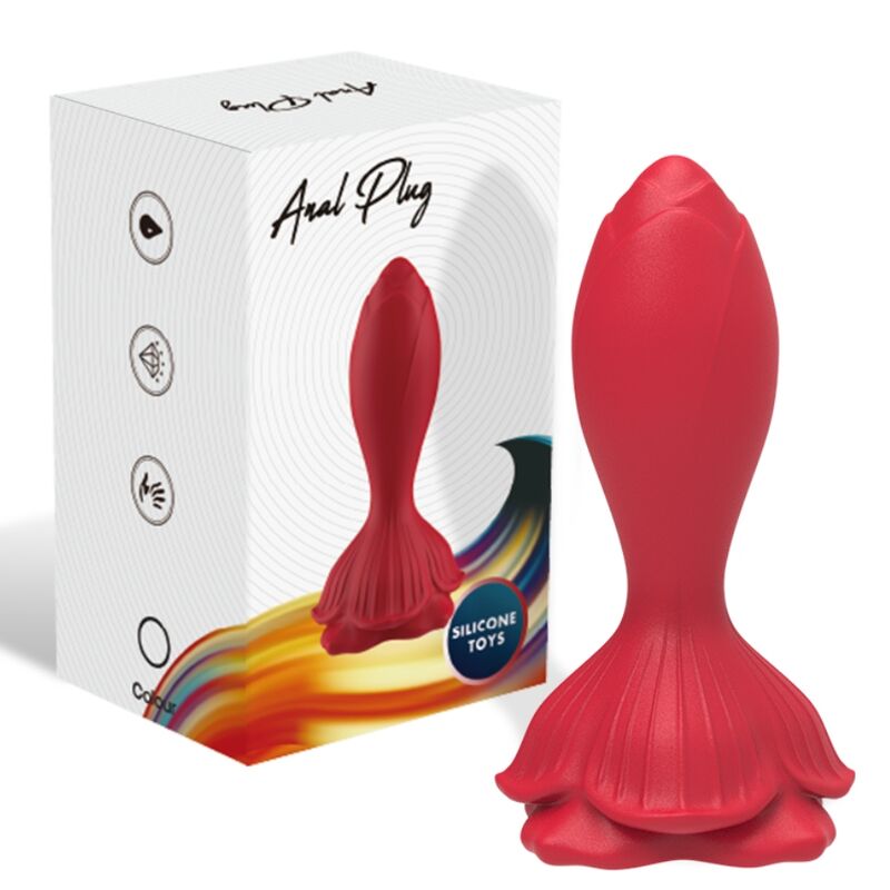 Armony Pink Vibrator & Anal Plug Small Remote Control Red | Niks.fi verkkokauppa