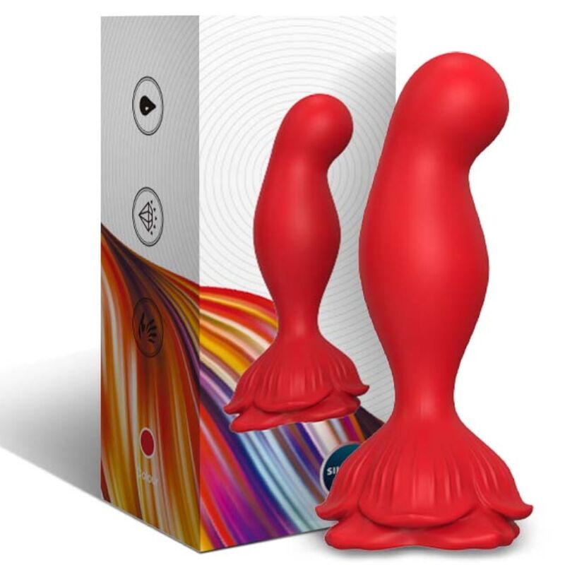 Armony Pink Vibrator & Anal Plug Remote Control Red | Niks.fi verkkokauppa