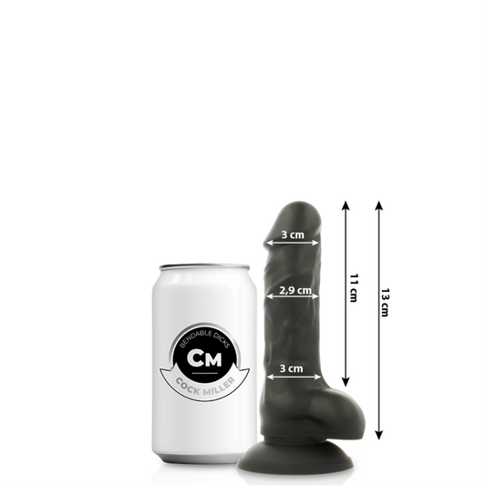 Cock Miller Silicone Density Cocksil Articulable Black 13 Cm | Niks.fi verkkokauppa