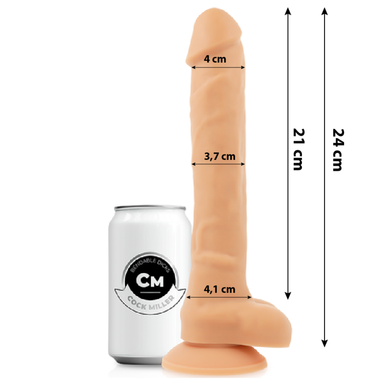 Cock Miller Silicone Density Articulable Cocksil 24 Cm | Niks.fi verkkokauppa