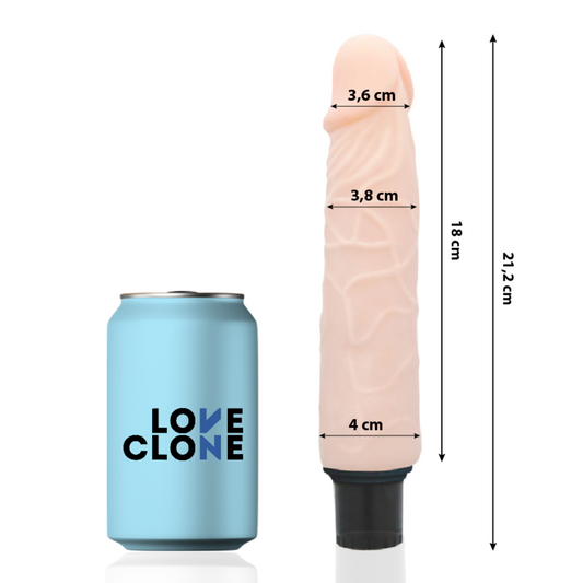 Loveclone Finn Self Lubrication Vibrator 21.2 Cm O- 3.8 Cm | Niks.fi verkkokauppa