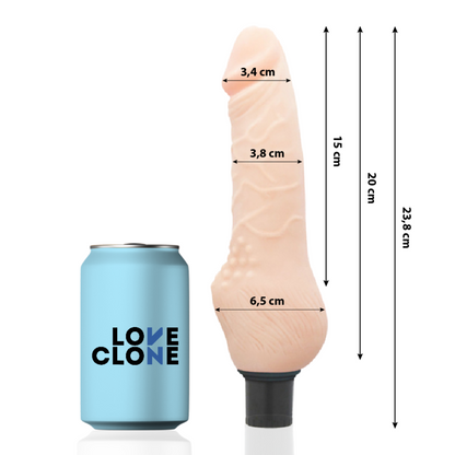 Loveclone Daven Self Lubrication Realistic 23.8 Cm O- 3.8 Cm | Niks.fi verkkokauppa