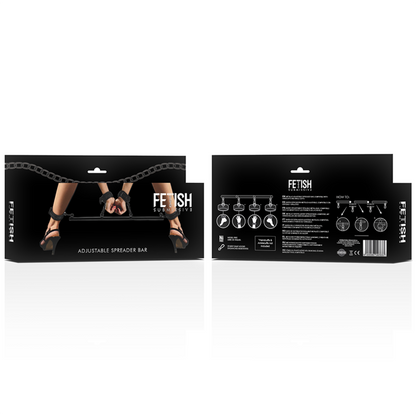 Fetish Submissive Bondage Adjustable Separator Bar 4 Pieces | Niks.fi verkkokauppa