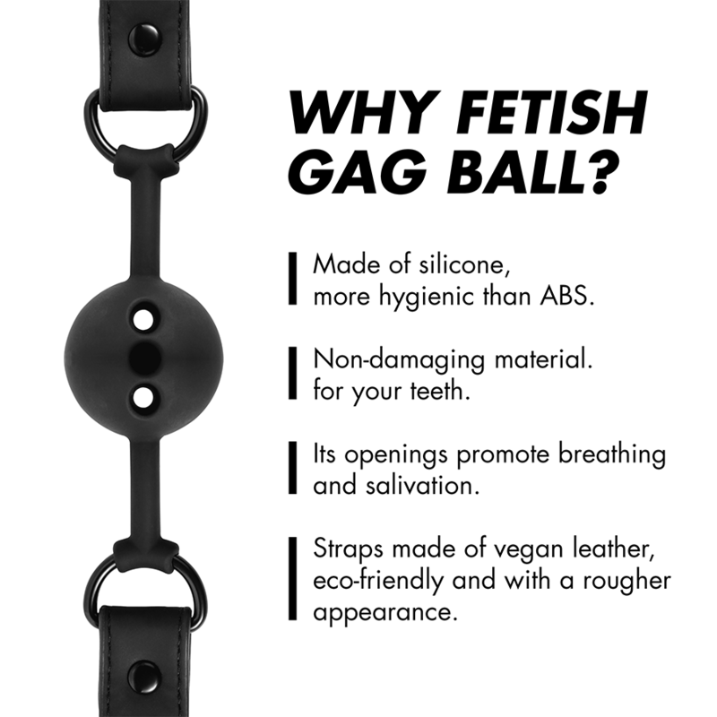 Fetish Submissive Bondage Breathable Silicone Ball Gag | Niks.fi verkkokauppa