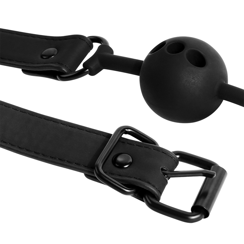 Fetish Submissive Bondage Breathable Silicone Ball Gag | Niks.fi verkkokauppa