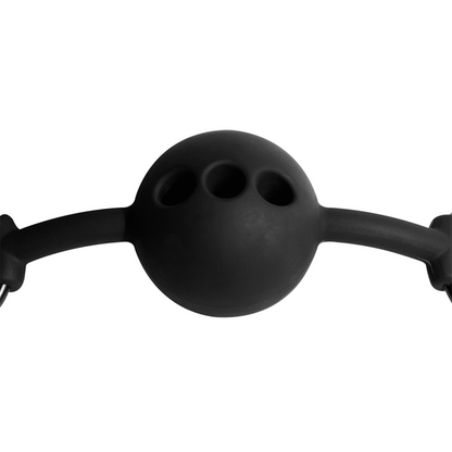 Fetish Submissive Bondage Breathable Silicone Ball Gag | Niks.fi verkkokauppa