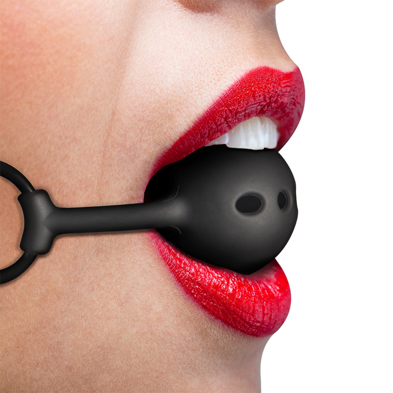 Fetish Submissive Bondage Breathable Silicone Ball Gag | Niks.fi verkkokauppa