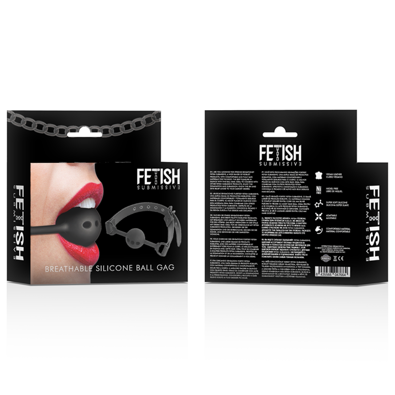 Fetish Submissive Bondage Breathable Silicone Ball Gag | Niks.fi verkkokauppa