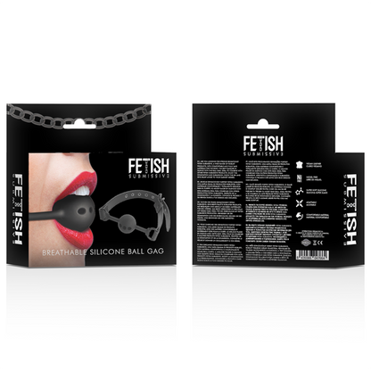 Fetish Submissive Bondage Breathable Silicone Ball Gag | Niks.fi verkkokauppa