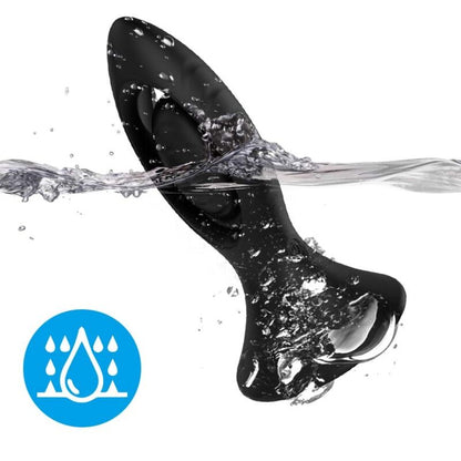 Armony Vibrator & Anal Plug Silicone Black | Niks.fi verkkokauppa