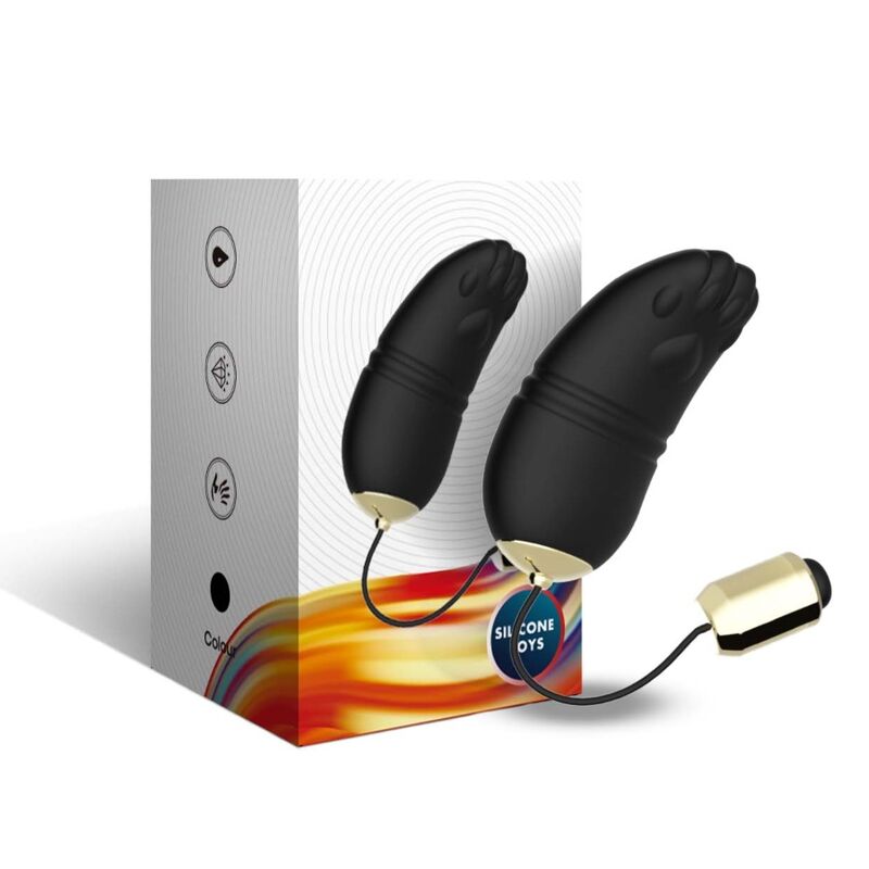 Armony Kitty Egg Vibrator G-Spot Remote Control Black | Niks.fi verkkokauppa