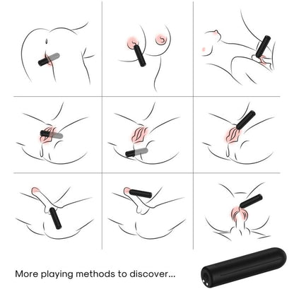 Armony Warhead Vibrator Bullet Remote Control Black 2 Cm X 8.8 Cm | Niks.fi verkkokauppa