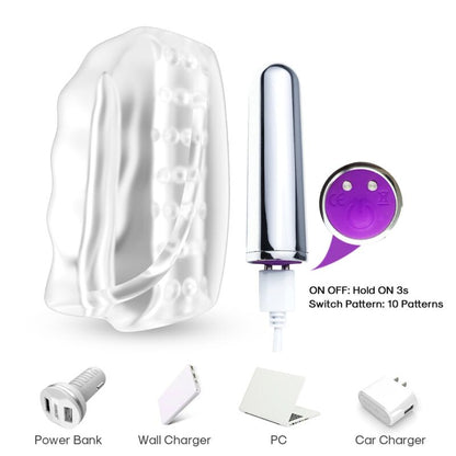 Armony Master Masturbator & Vibrator Transparente | Niks.fi verkkokauppa
