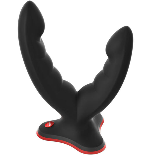 Fun Factory Ryde Double Dildo & Massager Black | Niks.fi verkkokauppa