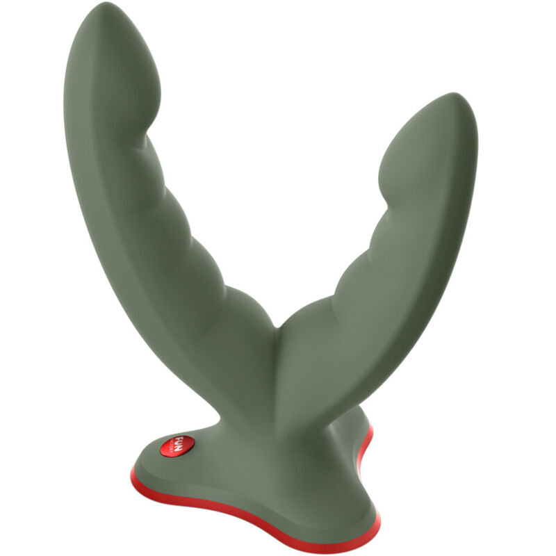Fun Factory Ryde Double Dildo & Massager Green | Niks.fi verkkokauppa