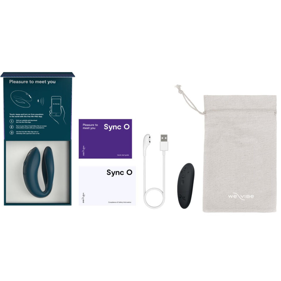 We-Vibe Sync O Flexible Vibrator Remote Control Dark Green | Niks.fi verkkokauppa