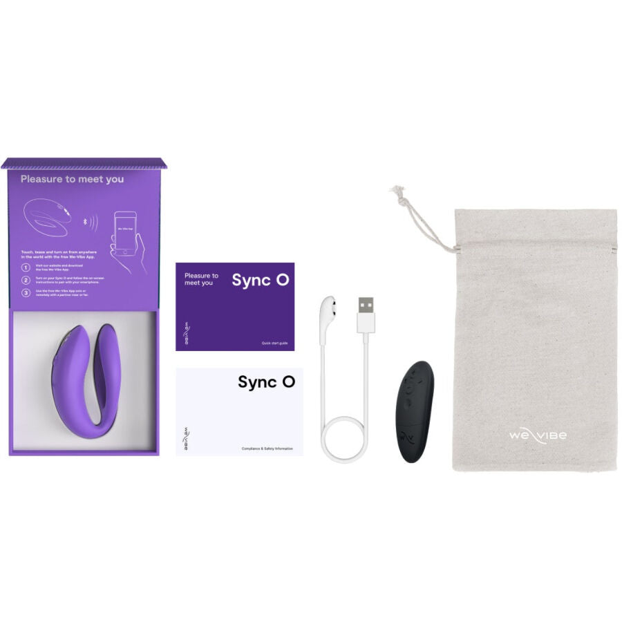 We-Vibe Sync O Flexible Vibrator Remote Control Violet | Niks.fi verkkokauppa
