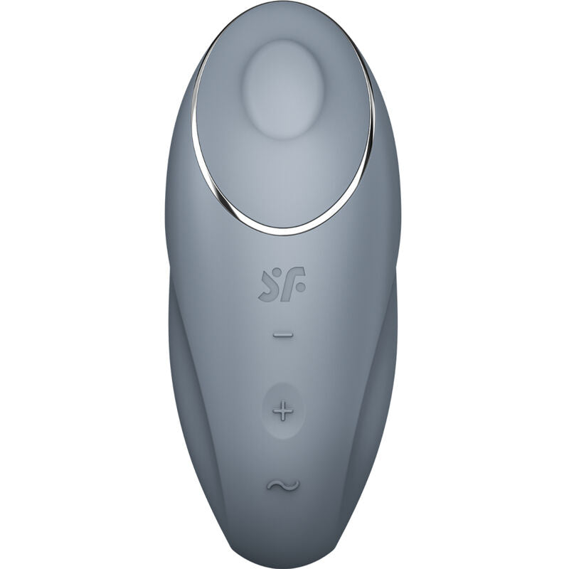 Satisfyertap & Climax 1 Lay-On Vibrator Grey | Niks.fi verkkokauppa