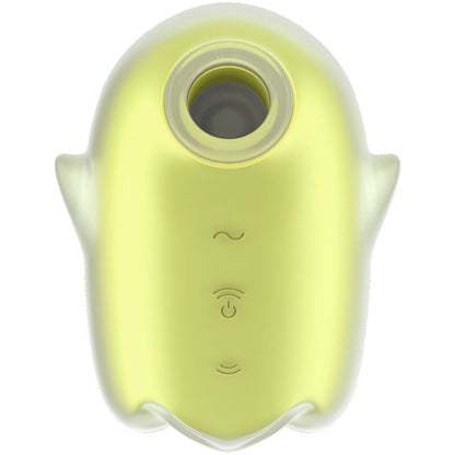 Satisfyerglowing Ghost Air Pulse & Vibrator Yellow | Niks.fi verkkokauppa