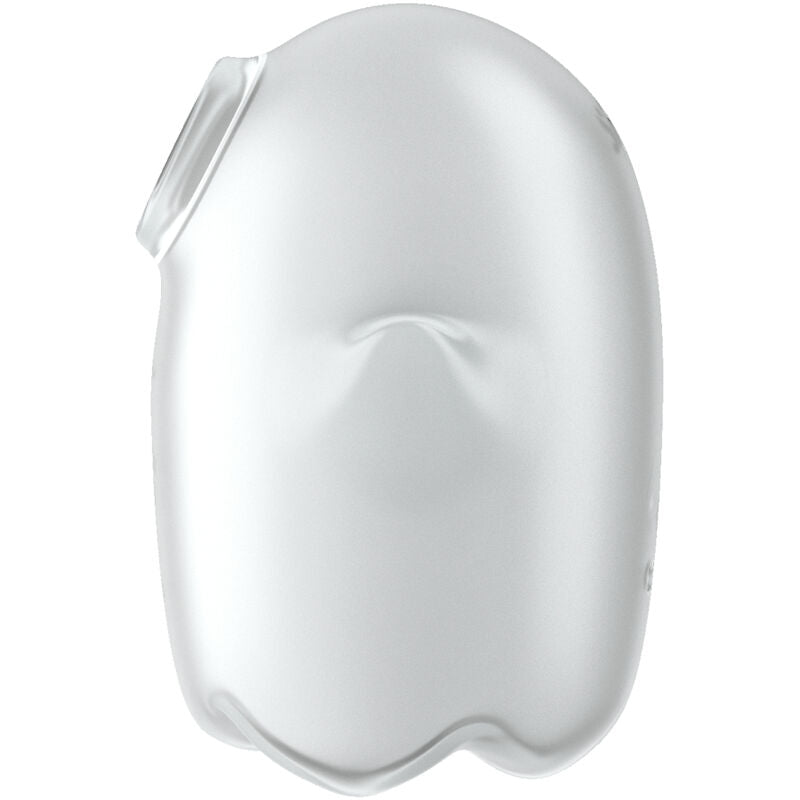 Satisfyerglowing Ghost Air Pulse & Vibrator White | Niks.fi verkkokauppa