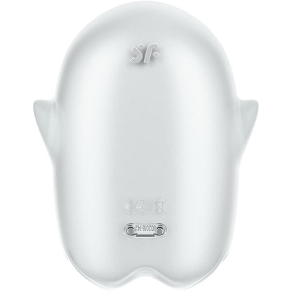 Satisfyerglowing Ghost Air Pulse & Vibrator White | Niks.fi verkkokauppa