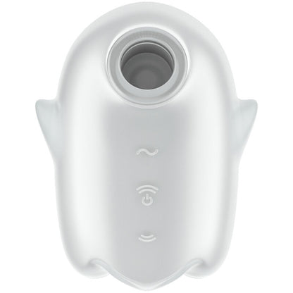 Satisfyerglowing Ghost Air Pulse & Vibrator White | Niks.fi verkkokauppa