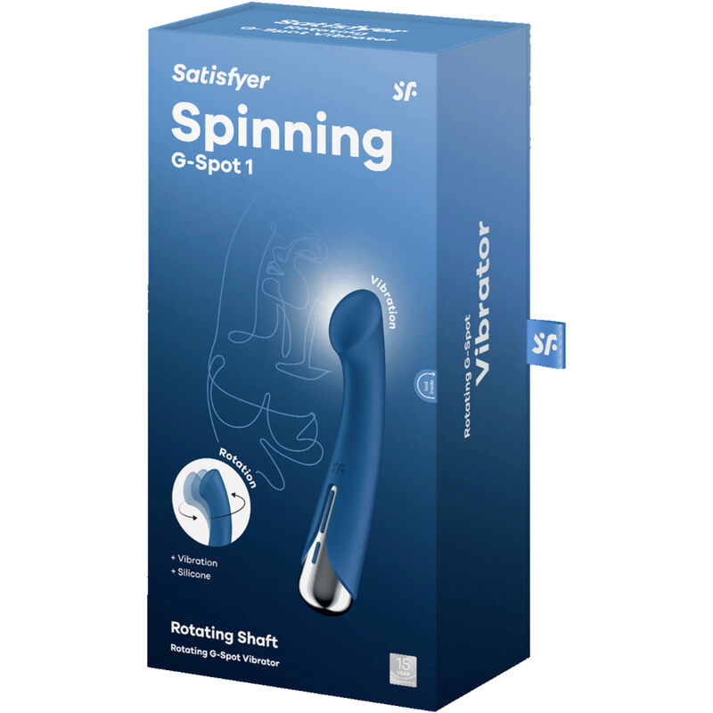 Satisfyerspinning G-Sport 1 Rotator Vibrator Blue | Niks.fi verkkokauppa