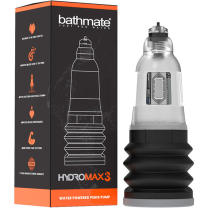 Hydromax 3 penispumppu Transparent | Niks.fi verkkokauppa