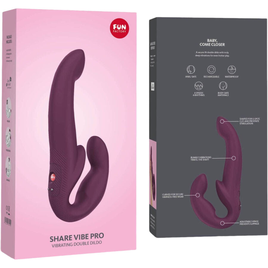 Fun Factory Share Vibe Pro Double Vibrator Violet | Niks.fi verkkokauppa