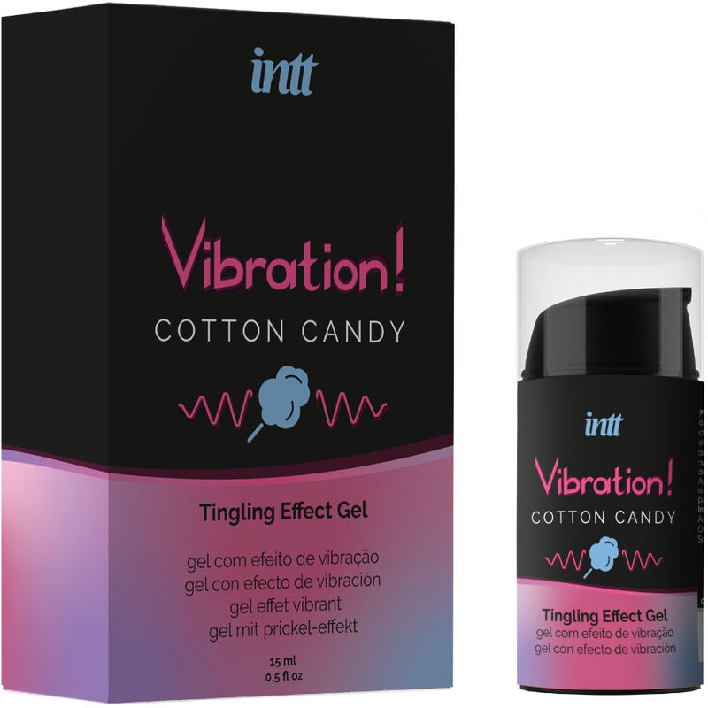 Intt Unisex Vibrating Effect Gel Cotton Candy 15 Ml | Niks.fi verkkokauppa
