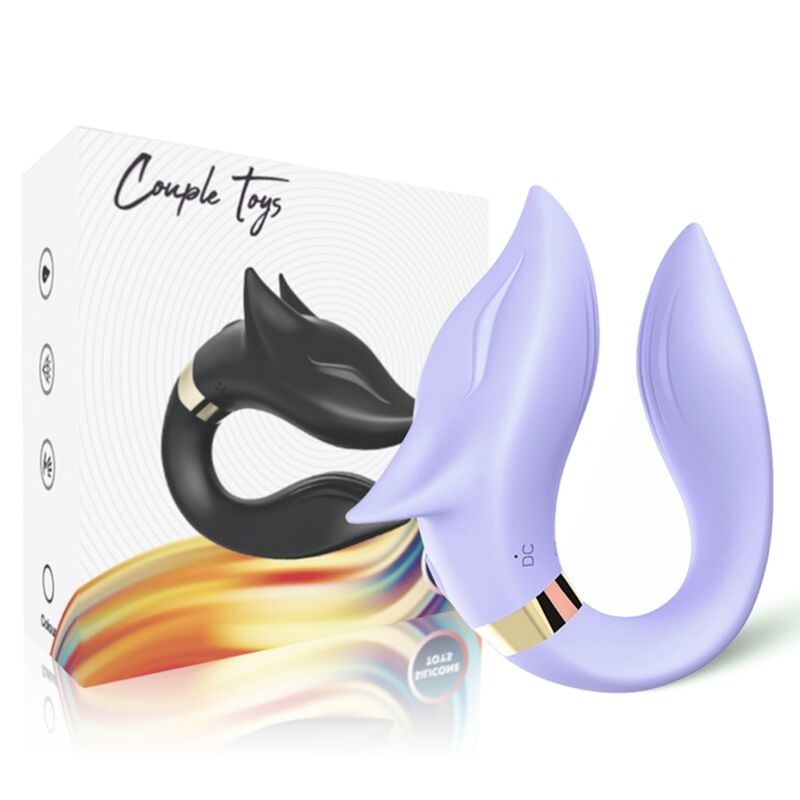 Armony Fox Vibrator For Couples Remote Control Purple | Niks.fi verkkokauppa