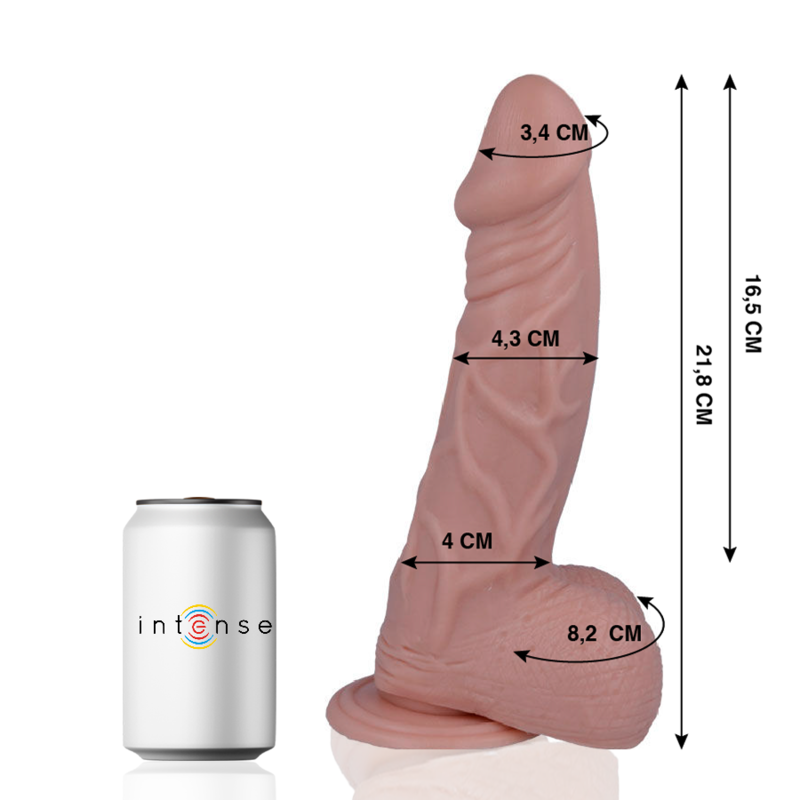 Mr Intense 25 Realistic Cock 21.8 Cm -O 4.3 Cm | Niks.fi verkkokauppa