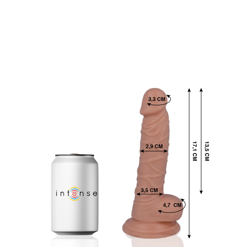 Mr Intense 7 Realistic Cock 17.1 Cm -O 2.9 Cm | Niks.fi verkkokauppa