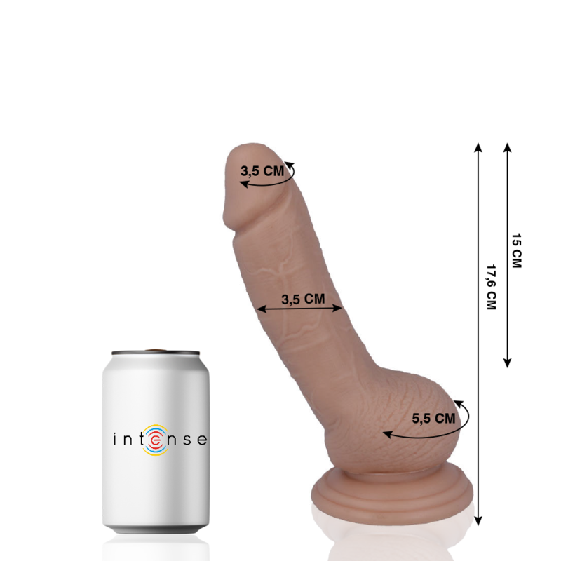 Mr Intense 8 Realistic Cock 17.6 Cm -O 3.5 Cm | Niks.fi verkkokauppa