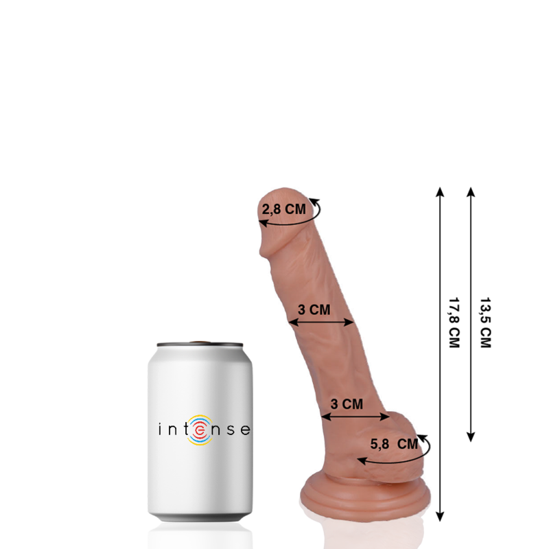 Mr Intense 9 Realistic Cock 17.8 Cm -O 3 Cm | Niks.fi verkkokauppa