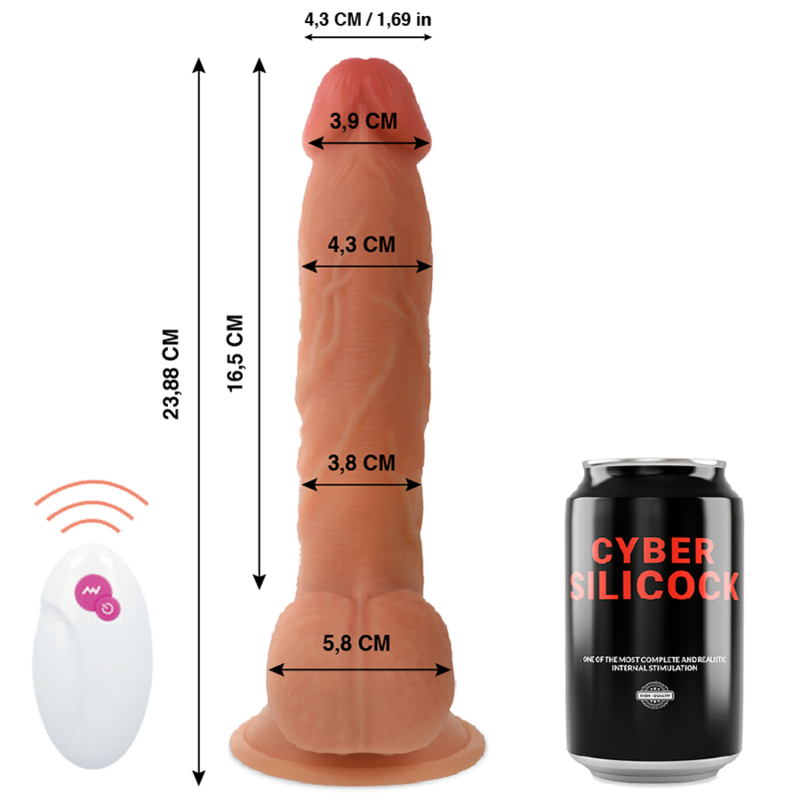 Cyber Silicock Remote Control Realistic Master Ben 23.88 Cm -O 4.3 Cm | Niks.fi verkkokauppa