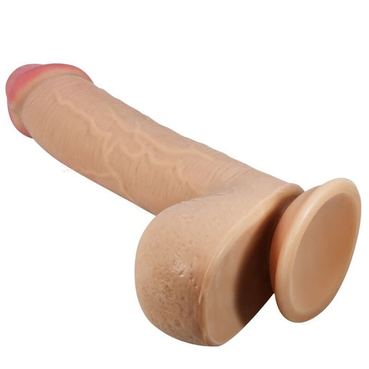 Pretty Lovesliding Skin Series Realistic Dildo With Sliding Skin Suction Cup Flesh 23.4 Cm | Niks.fi verkkokauppa