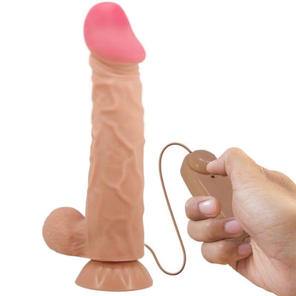 Pretty Lovesliding Skin Series Realistic Dildo With Sliding Skin Suction Cup Remote Control Flesh 24 Cm | Niks.fi verkkokauppa