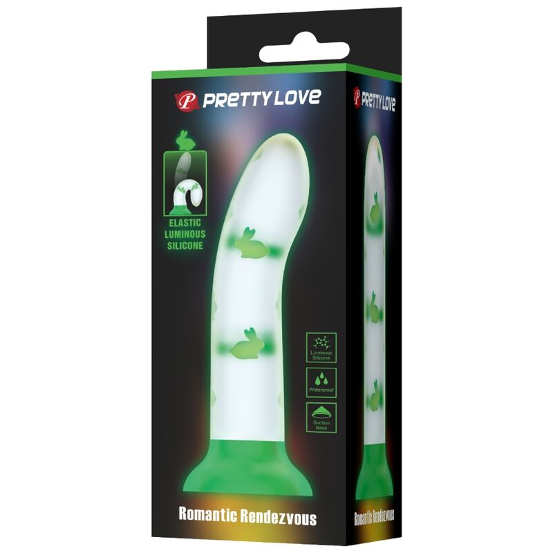 Pretty Love Magical Nightfall Dildo Without Vibration Luminous Green | Niks.fi verkkokauppa
