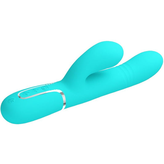 Pretty Lovemultifunction G-Spot Vibrator Aqua Green | Niks.fi verkkokauppa