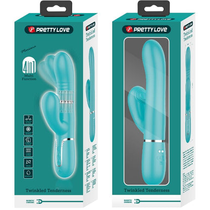 Pretty Lovemultifunction G-Spot Vibrator Aqua Green | Niks.fi verkkokauppa