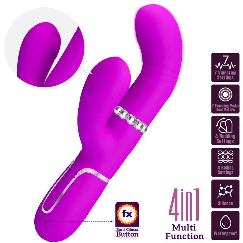 Pretty Lovemultifunction G-Spot Vibrator Fuchsia | Niks.fi verkkokauppa