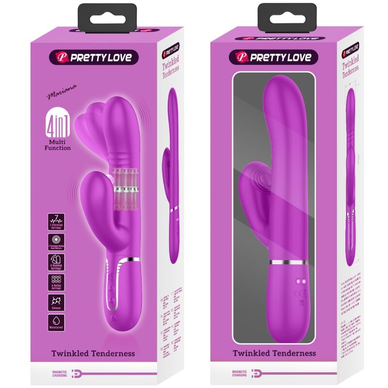 Pretty Lovemultifunction G-Spot Vibrator Fuchsia | Niks.fi verkkokauppa