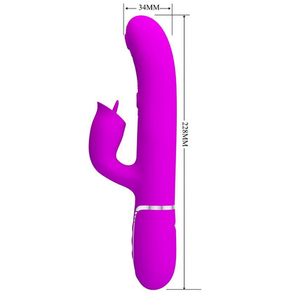 Pretty Loverabbit Vibrator With Licking Fuchsia | Niks.fi verkkokauppa